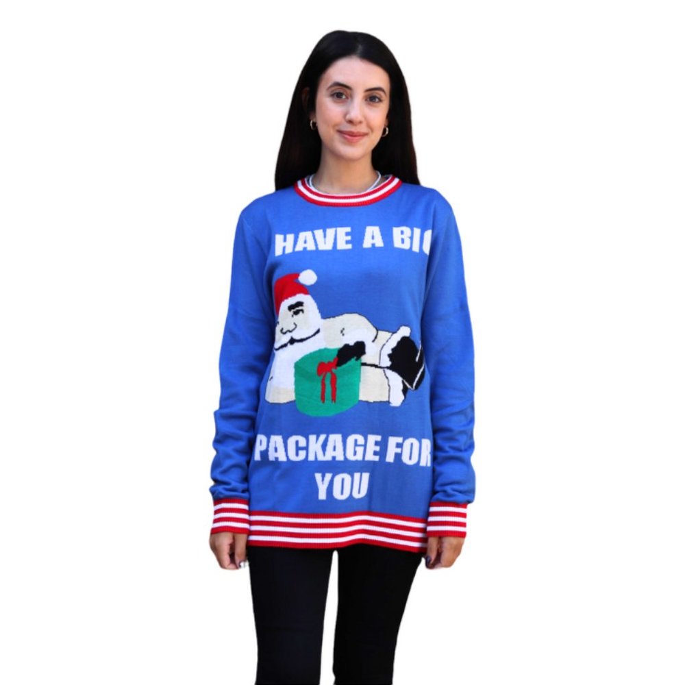 Women’s Big Package Ugly Christmas Sweater